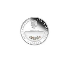 Tesoros de Australia: Diamantes 1 oz Plata 2009 Proof