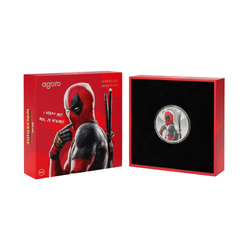 Silver Medal Deadpool Colorized 1 oz Silver 2026 Matte Proof
