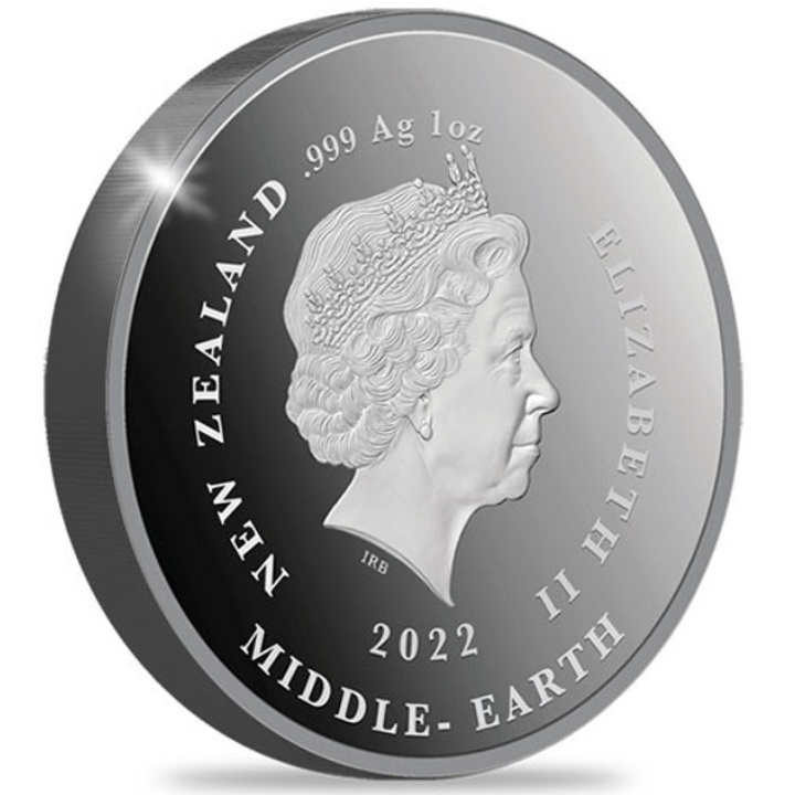 Set of 2 coins 20th Anniversary of The Lord of the Rings: The Two Towers coloured 2x1 oz Silver 2022 Proof