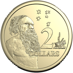 RAM 2 $ Monedă Circulated - Efigia Regelui Charles al III-lea Bronz aluminiu 2024