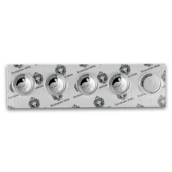 St. Kitts & Nevis: Brown Pelican 1 oz Silber 2019