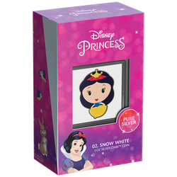 Niue: Disney - Snow White Chibi Coin kolorowany 1 uncja Srebra 2021 Proof