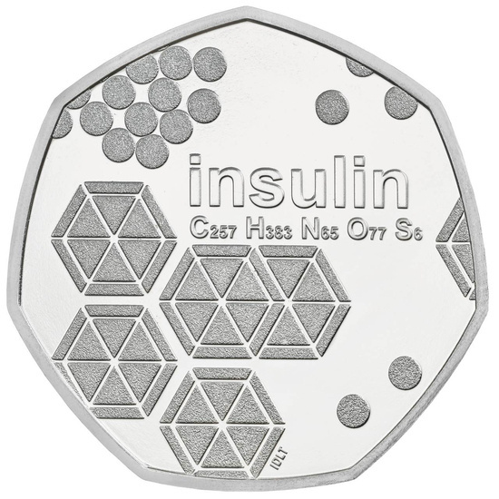 100 Years of Insulin 8 gram Cupro-Nickel 2021