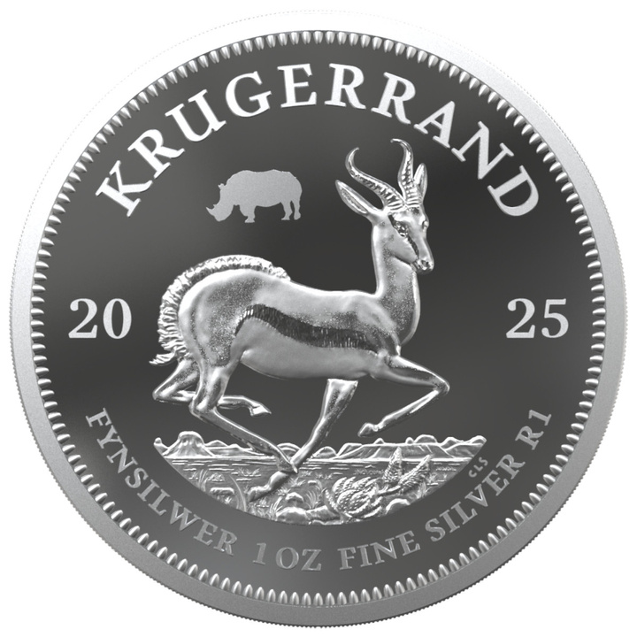 Rhino/Krugerrand Rhino Privy Mark Set 2 Unzen Silber 2025 Proof
