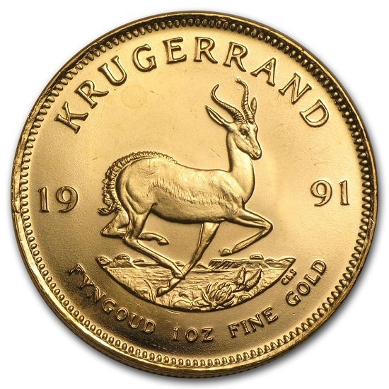 Krugerrand 1 oncia d'oro 1991