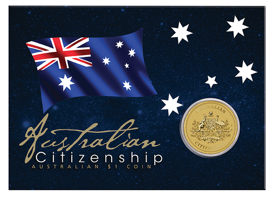 Australian Citizenship $1 Aluminium Bronze 2022