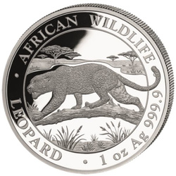 African Wildlife: Leopard 1 oz Silver Coin 2026