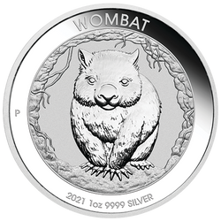 Australijski Wombat 1 uncja Srebra 2021