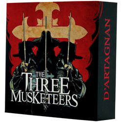 Niue: The Three Musketeers - D’Artagnan pozłacany 2 uncje Srebra 2022 High Relief Antiqued Coin