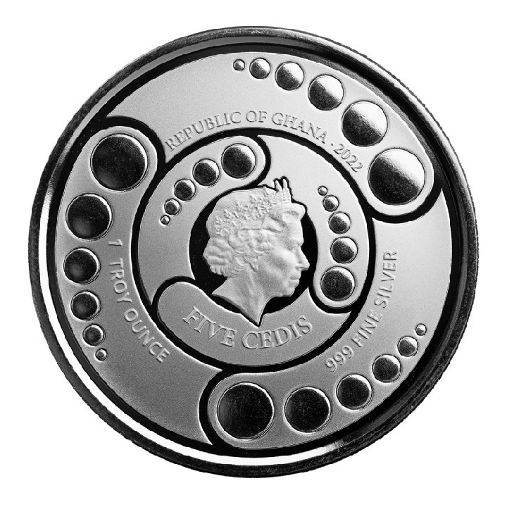 Ghana: Alien 1 oz Silber 2022