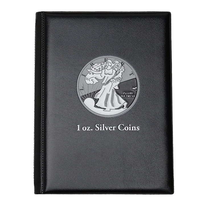 Leuchtturm - Estuche nobile para 1 moneda American Eagle (negro)