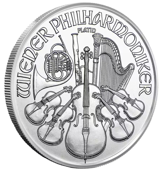 Vídeňský filharmonik 1 unce platiny 2026