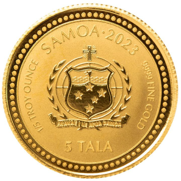 Samoa: A tanár 1/5 uncia arany 2023 Prooflike
