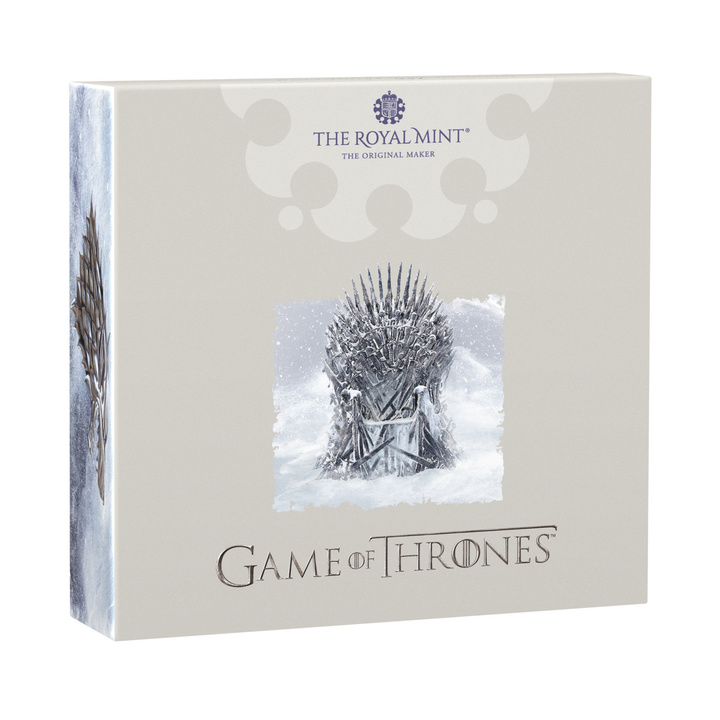 Silver Coin Game of Thrones - Ice 50p Coloured Silver 2026 Proof