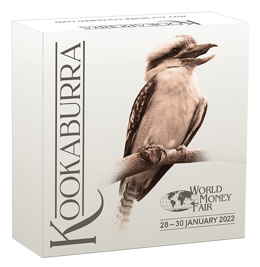 Színes kookaburra 1 uncia ezüst 2022 (World Money Fair)