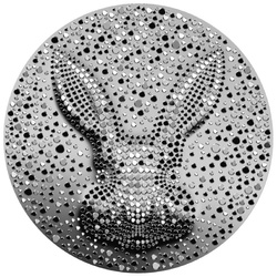 Niue: The Black Water Rabbit $1 Silber 2023 Prooflike