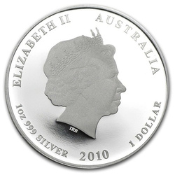 Lunar II: Rok Tygrysa 1 uncja Srebra 2010 PROOF