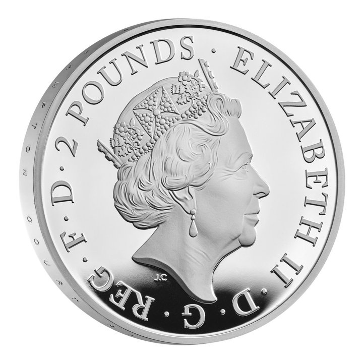 The Royal Tudor Beasts: The Yale of Beaufort 1 oz Silber 2023 Proof