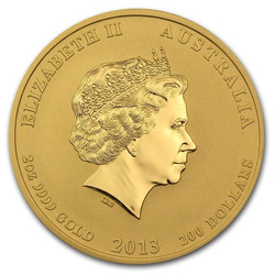 Lunar II: Jahr der Schlange 2 oz Gold 2013