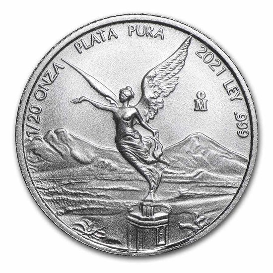 Mexican Libertad 1/20 uncji Srebra 2021
