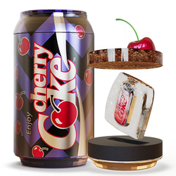 Isole Salomone: Cherry Coke 40° anniversario colorato 1 oncia d'argento 2025 Can Coin
