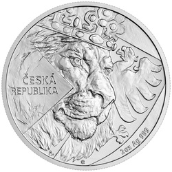 Niue: Czech Lion 2 oz Silver 2024