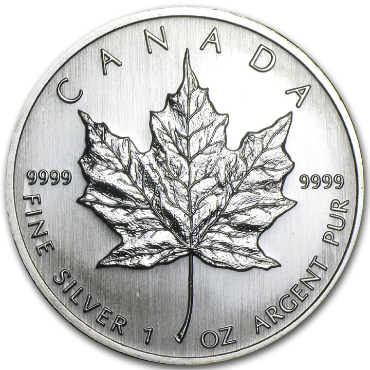Canadian Maple Leaf 1 oz Silver 2008
