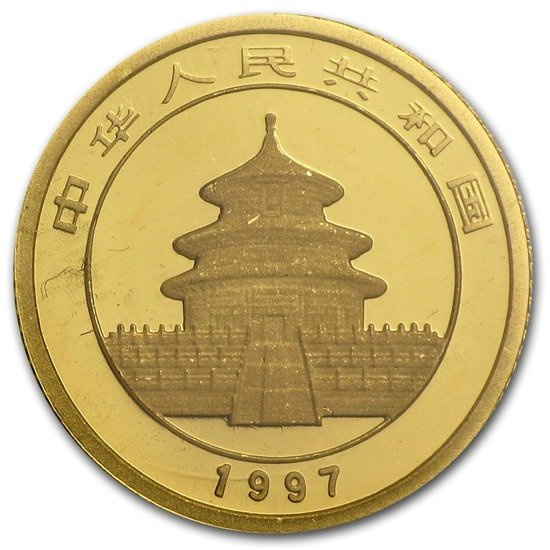 China Panda 1/20 oz Gold 1997