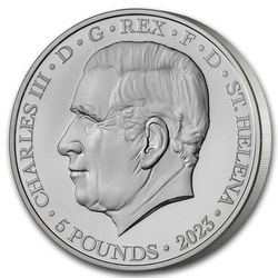 St Helena: Goddesses - Eos and the Horses 5 uncji Srebra 2023