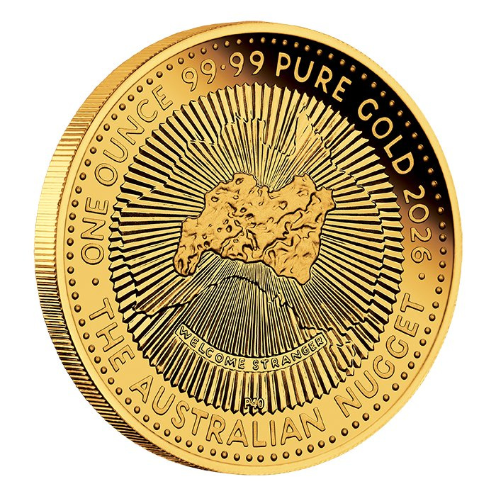 Perth Mint: 40. Jubiläum des Australian Nugget 1 Unze Gold 2026 Proof