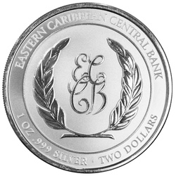 St. Lucia - Coat of Arms 1 oz Silver 2023 Prooflike (coin in capsule)