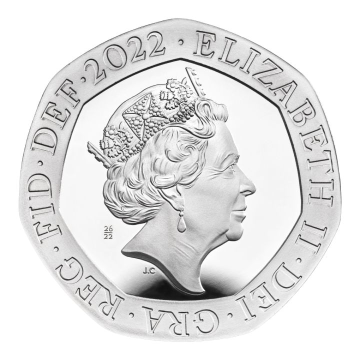 Set di 10 monete Sua Maestà la Regina Elisabetta Argento 2022 Proof