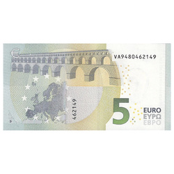 5 eurós bankjegy (5 EUR) UNC