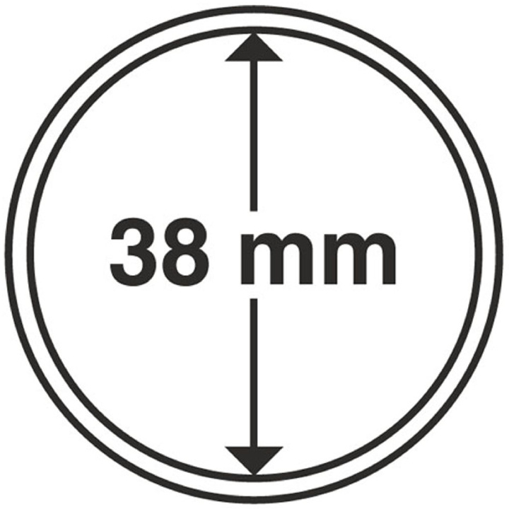 Leuchtturm - Capsulă din plastic pentru monedă 38 mm 100 bucăți