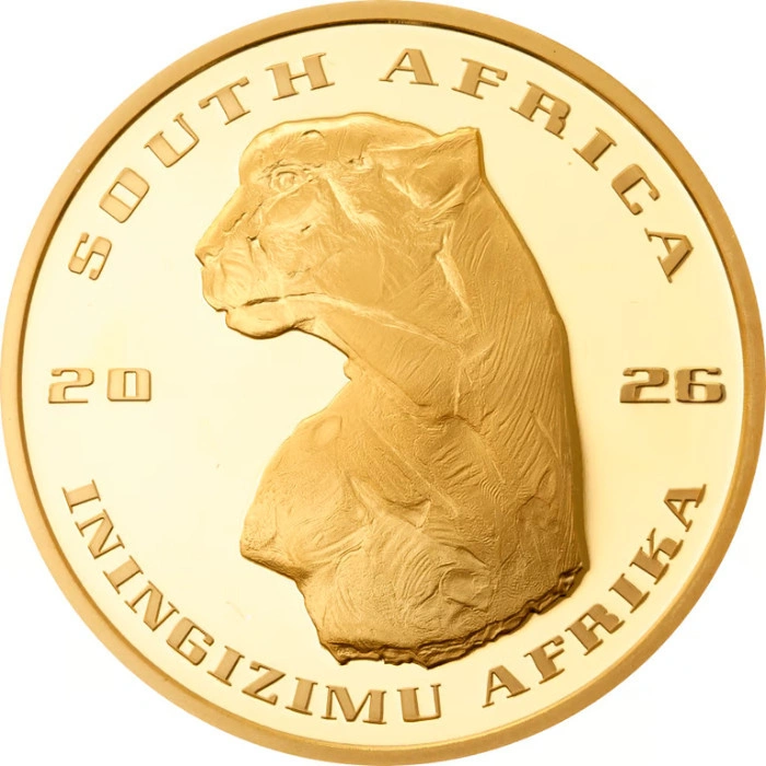 Moneda de oro Guepardo 1 onza de oro 2026 Proof High Relief