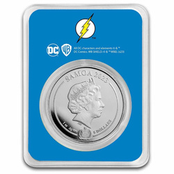 Samoa: DC Comics - The Flash coloured 1 oz Silber 2023 Coin Slab