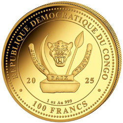 Congo: World‘s Wildlife - The Lion 2025 Proof Set