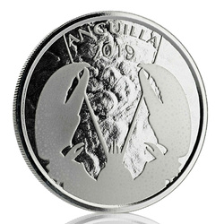 Anguilla: Lobster 1 unce stříbra 2019