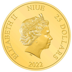 Niue: DC Comics - Batman 1/4 oz Oro 2022 Prueba