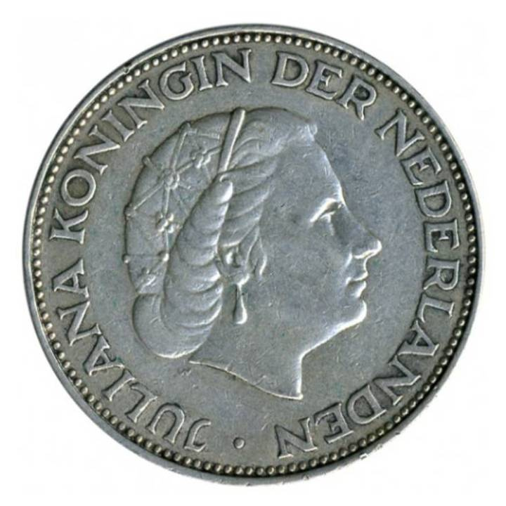 Países Bajos: 2½ Guilders Moneda de Plata Varias Cosechas