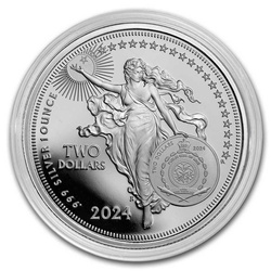 Niue: Icons of Inspiration - Beethoven 1 oz Silber 2024 Proof Coin