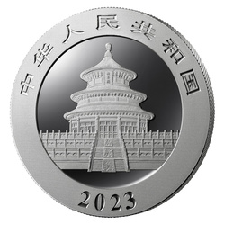 Chińska Panda 30 gramów Srebra 2023