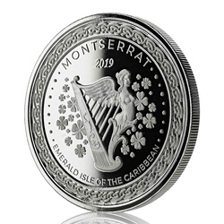 Montserrat: Isla Esmeralda del Caribe 1 oz Plata 2019