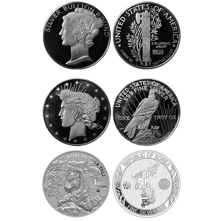 Médaille 1 once d'argent non triée