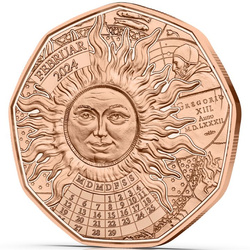 New Year Coin - Lucky Leap 5 Euro Miedź 2024