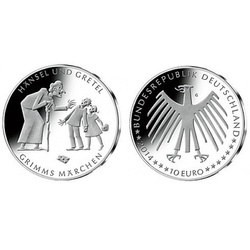 Alemania, Moneda de 10 euros del año aleatorio (ley Ag.625)