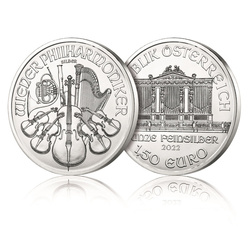 Filarmónica de Viena 1 oz Plata 2022