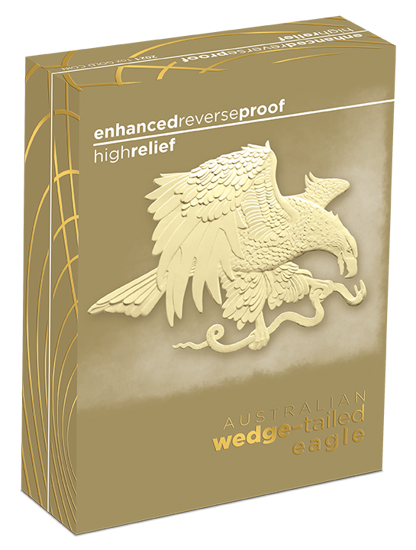 Aquila australiana 1 oncia d'oro 2021 Proof High Relief