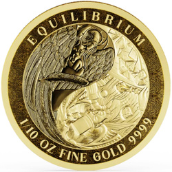 Tokelau: Equilibrium 1/10 oz Gold 2024 Prooflike