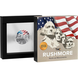 Ghana Rushmore Special Edition 2 oz argint 2024 High Relief Antique Finish